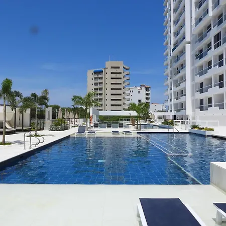 Apartamento Suite En Bello Horizonte A 2 Min De La Playa Santa Marta  Exterior foto